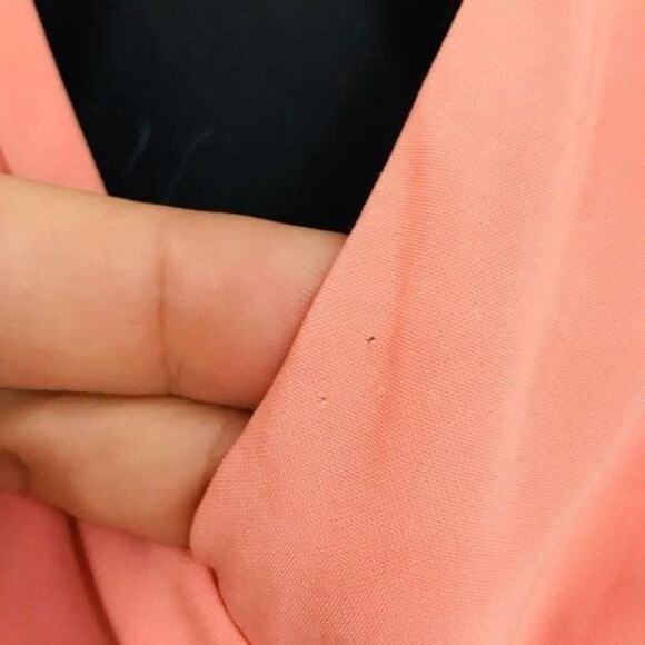 MISA Los Angeles Peach Faux Wrap Cocktail‎ Mini Dress, S - Picture 5 of 5